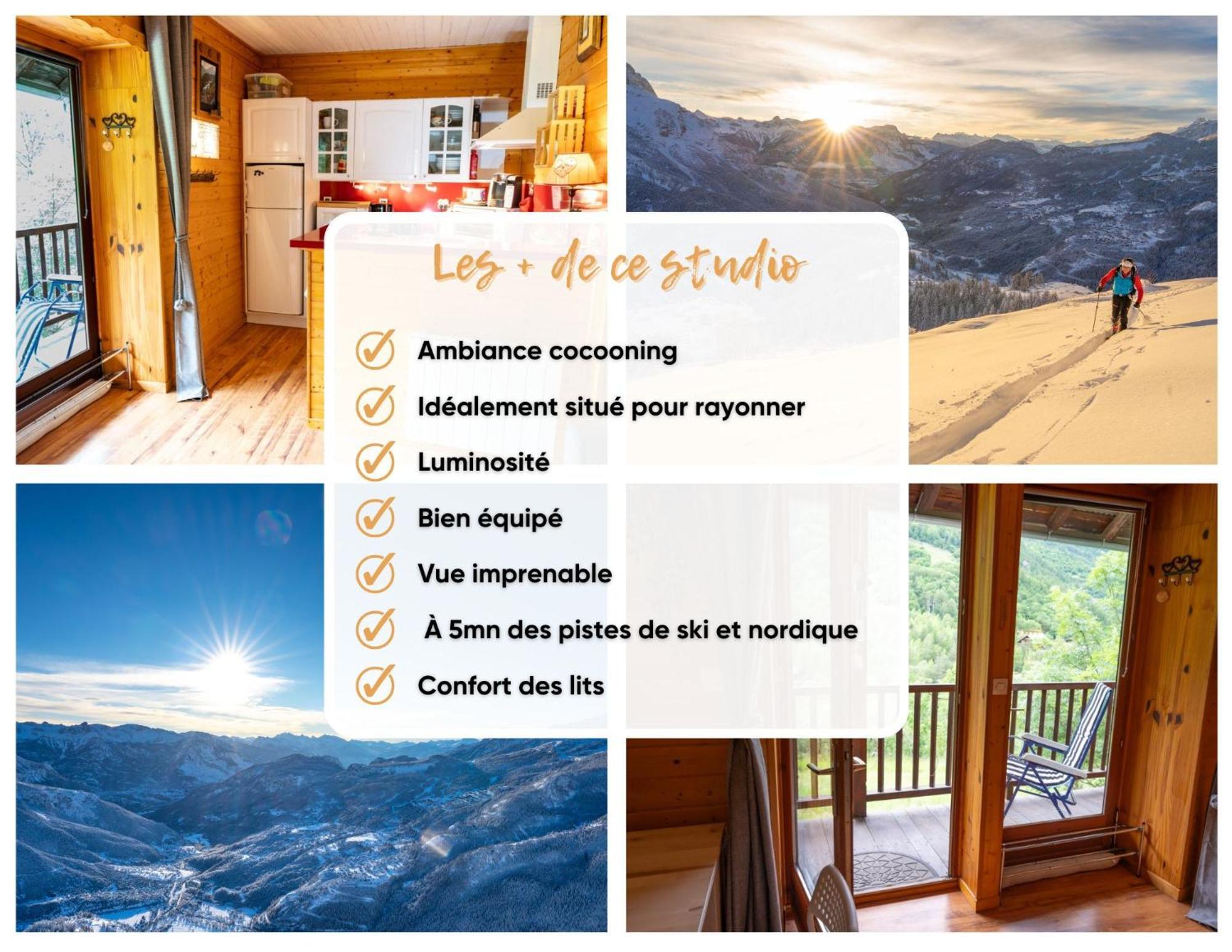 Ecrins De Cocon - Parc National Des Ecrins Lägenhet Pelvoux Exteriör bild